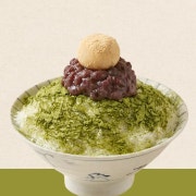 (여름) 1인 말차빙수 메뉴 사진(네이버)