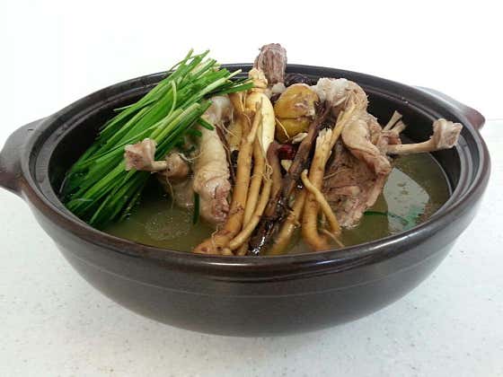 닭옻백숙 메뉴 사진(네이버)