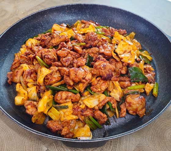 계륵 (닭갈비 대자) 메뉴 사진(네이버)