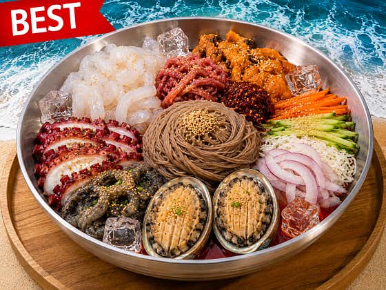 하와이 살얼음 한치물회 메뉴 사진(네이버)