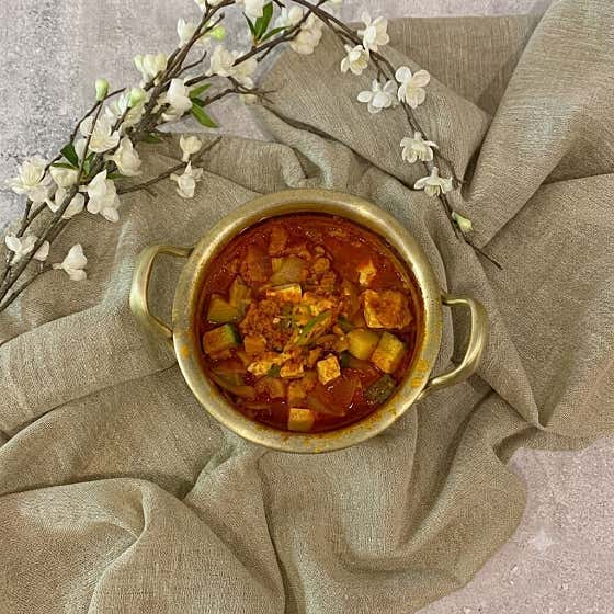 김치 짜그리 메뉴 사진(네이버)