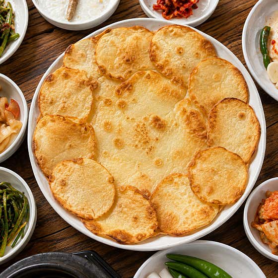 감자전 메뉴 사진(네이버)