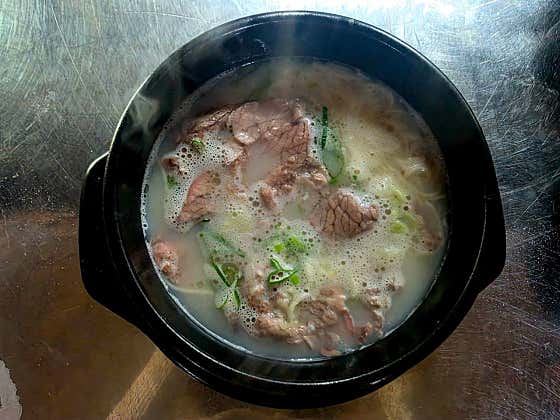 설렁탕 메뉴 사진(네이버)