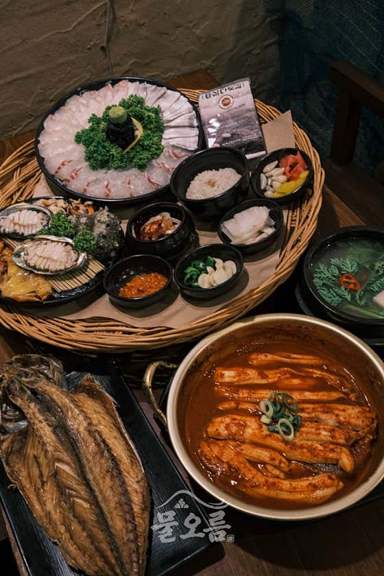 모듬한상 (대) 메뉴 사진(네이버)