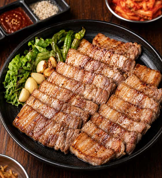 커플셋트(통삼&냉삼 선택)350g 메뉴 사진(네이버)