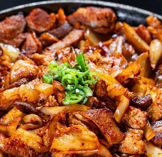 돼지김치구이 대(4인) 메뉴 사진(네이버)