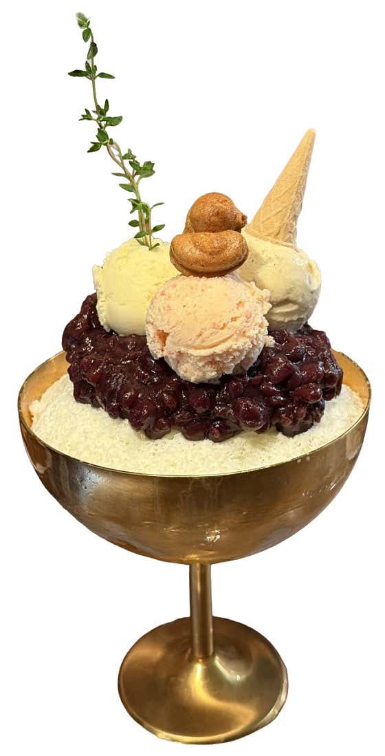 아이스크림 눈꽃 팥빙수 메뉴 사진(네이버)