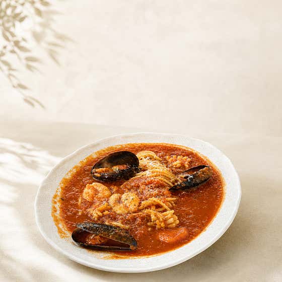 해물토마토 파스타 메뉴 사진(네이버)