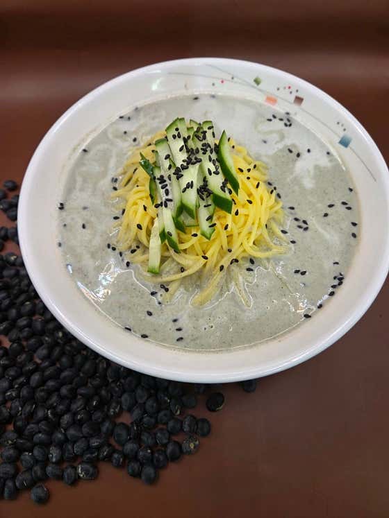 서리태 콩국수 메뉴 사진(네이버)