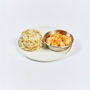 귀리퀴노아 곡물밥 & 김치 메뉴 사진(네이버)