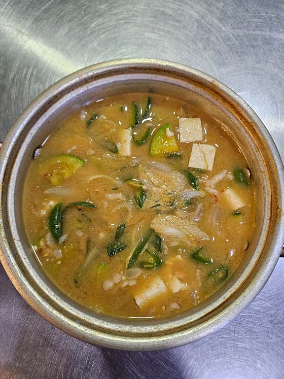 된장찌개 메뉴 사진(네이버)