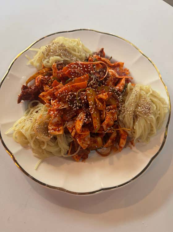 골뱅이무침 메뉴 사진(네이버)