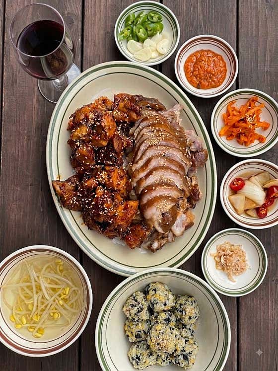 반반족발 메뉴 사진(네이버)