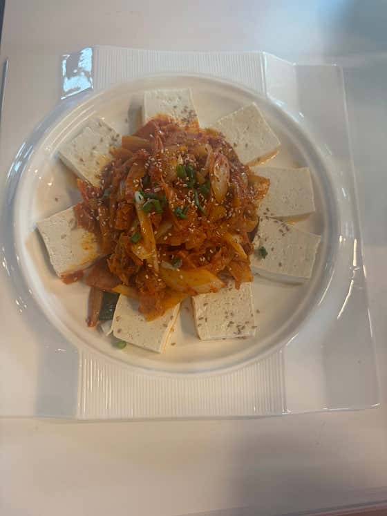 두부김치 메뉴 사진(네이버)