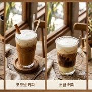 소금커피 메뉴 사진(네이버)