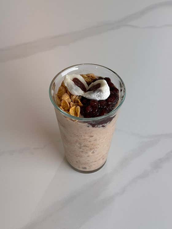 컵빙수 메뉴 사진(네이버)