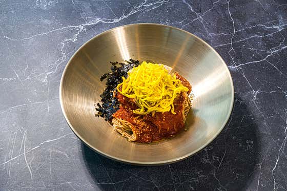 비빔 순 메밀면 메뉴 사진(네이버)