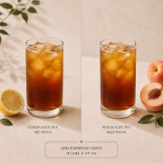 아이스티 메뉴 사진(네이버)