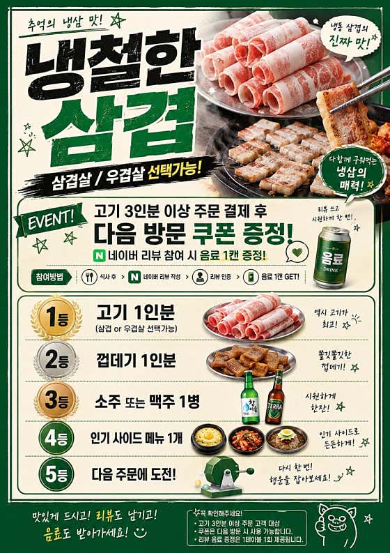 냉철한삼겹 삼전점 · 네이버 지도·플레이스 4