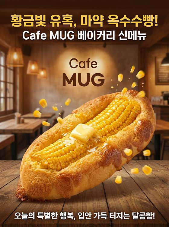 리얼옥수수빵 메뉴 사진(네이버)