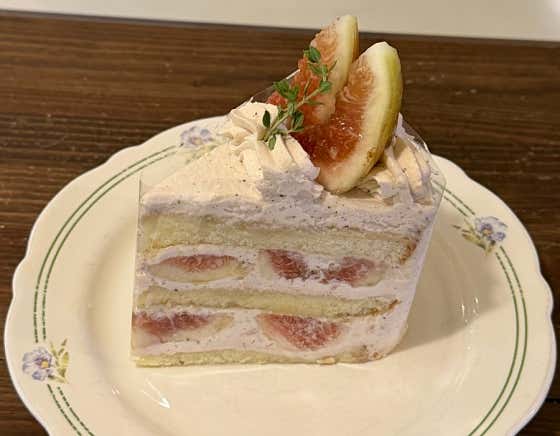 무화과 얼그레이 케이크 메뉴 사진(네이버)
