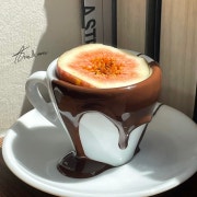 Chocolate soup 메뉴 사진(네이버)