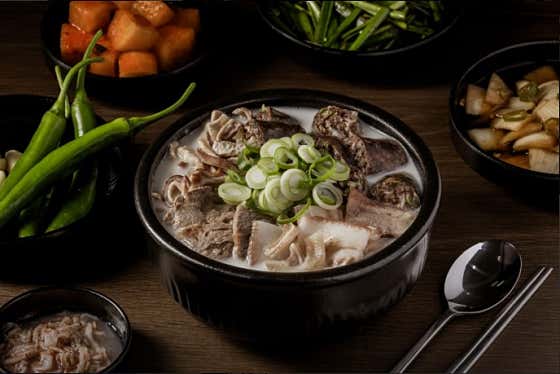 순대국밥 메뉴 사진(네이버)