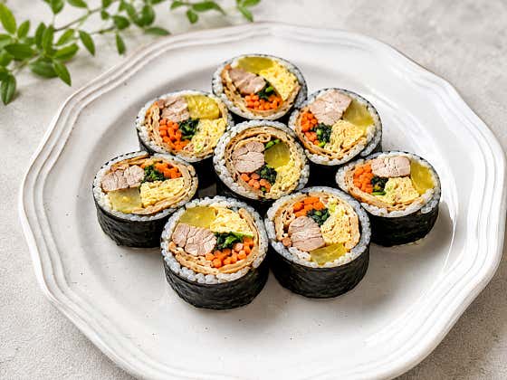 무항생제 제주흑돼지김밥 메뉴 사진(네이버)