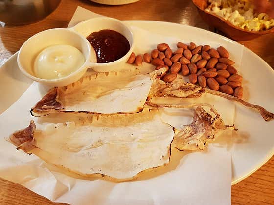 부드러운 한치와 신토불이 땅콩 메뉴 사진(네이버)