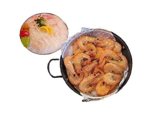 광어+새우소금구이 메뉴 사진(네이버)