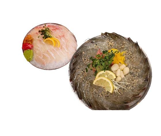 광어+생새우 메뉴 사진(네이버)