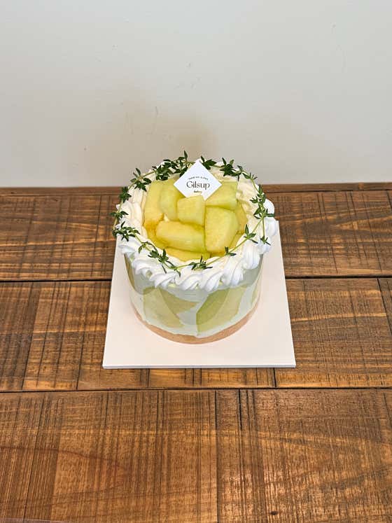 머스크멜론케이크 미니 메뉴 사진(네이버)