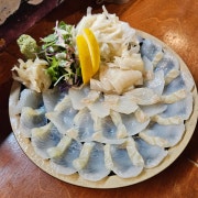 숙성광어사시미 메뉴 사진(네이버)