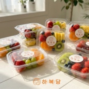 [당일제작] 단품 선택 과일 도시락 메뉴 사진(네이버)