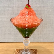 말차 수박 빙수 메뉴 사진(네이버)