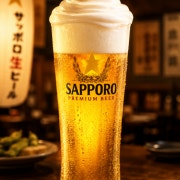 간빠이 삿포로쌩맥주! 메뉴 사진(네이버)