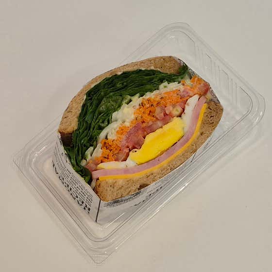 햄에그샌드위치(half) 메뉴 사진(네이버)