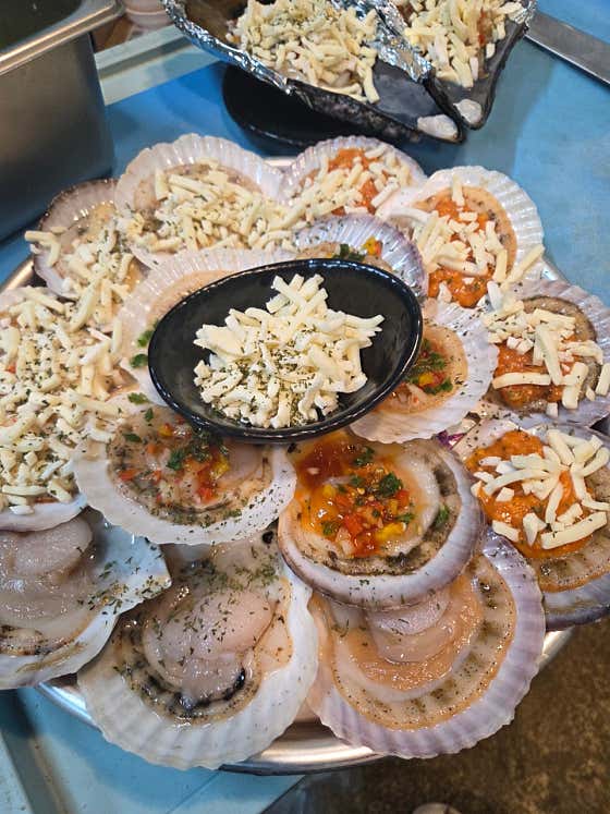 가리비구이 메뉴 사진(네이버)