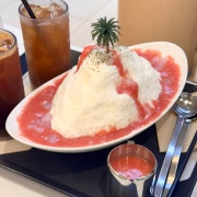 토마토마 빙수🍅(실타래빙수) 메뉴 사진(네이버)