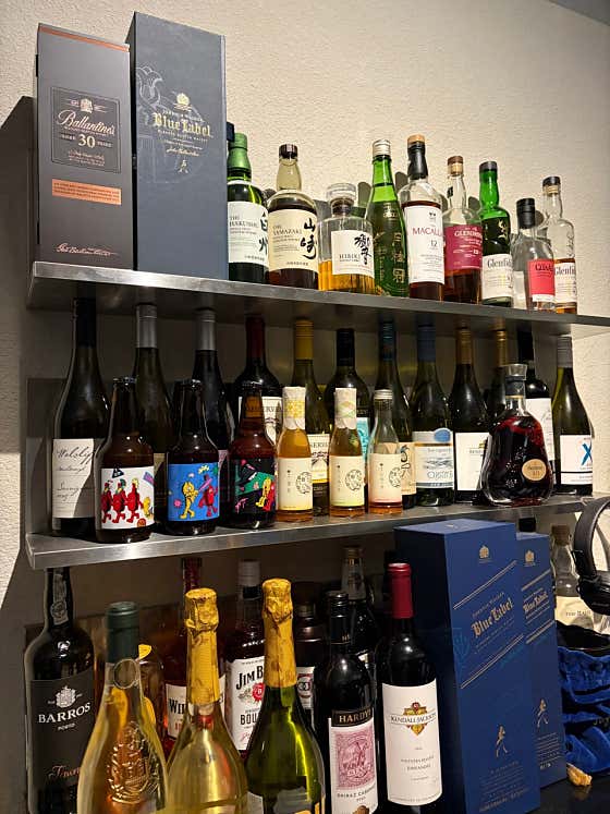 술 종류는 꽤 많아요!🥃🍷🍺🍶 메뉴 사진(네이버)