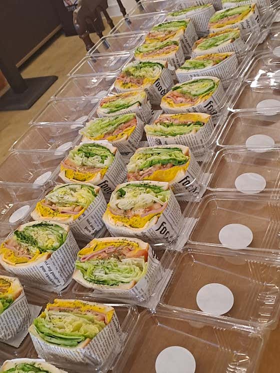 단호박샌드위치 메뉴 사진(네이버)