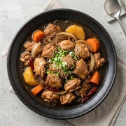 순살간장찜닭 메뉴 사진(네이버)