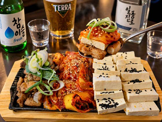 두부김치삼겹살 메뉴 사진(네이버)