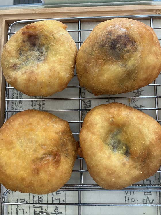 찹쌀팥도너츠 메뉴 사진(네이버)