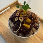 쌍화빙수 메뉴 사진(네이버)