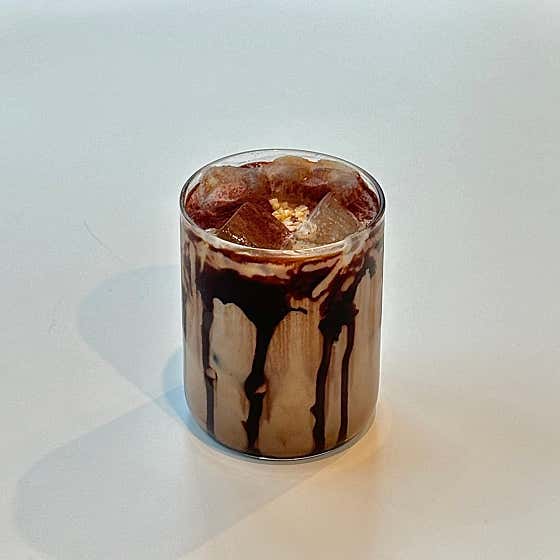 피넛버터라떼 ICE 메뉴 사진(네이버)