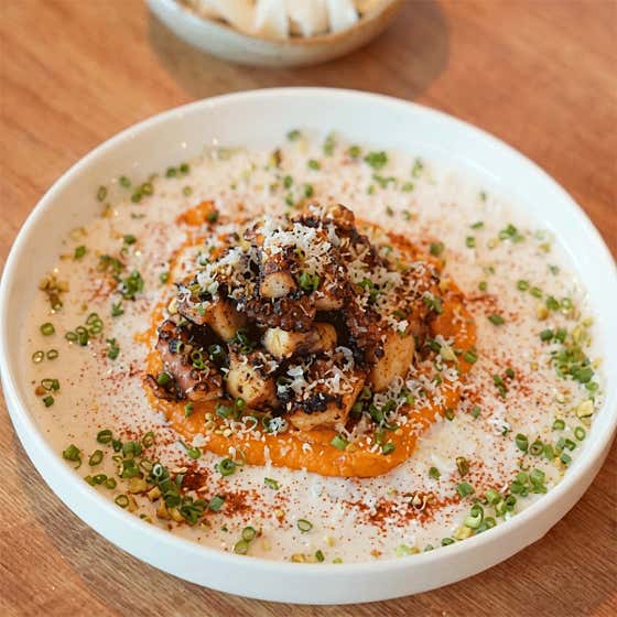 문어구이 & 당근퓨레 메뉴 사진(네이버)