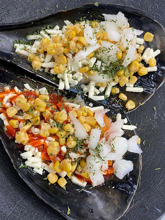 키조개 오븐구이 메뉴 사진(네이버)