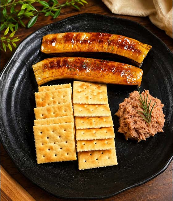 바나나 브륄레&치즈 크레커 메뉴 사진(네이버)