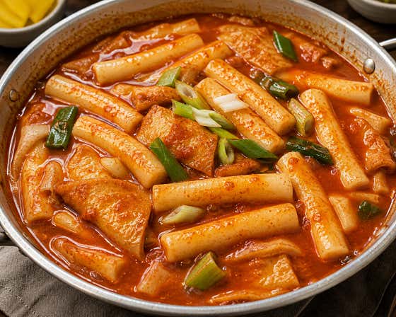 국물떡볶이 메뉴 사진(네이버)